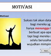 Motivasi Berusaha Adalah